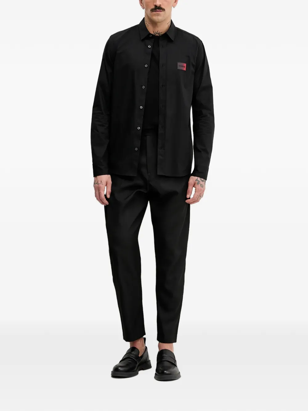 HUGO Emero shirt - Zwart