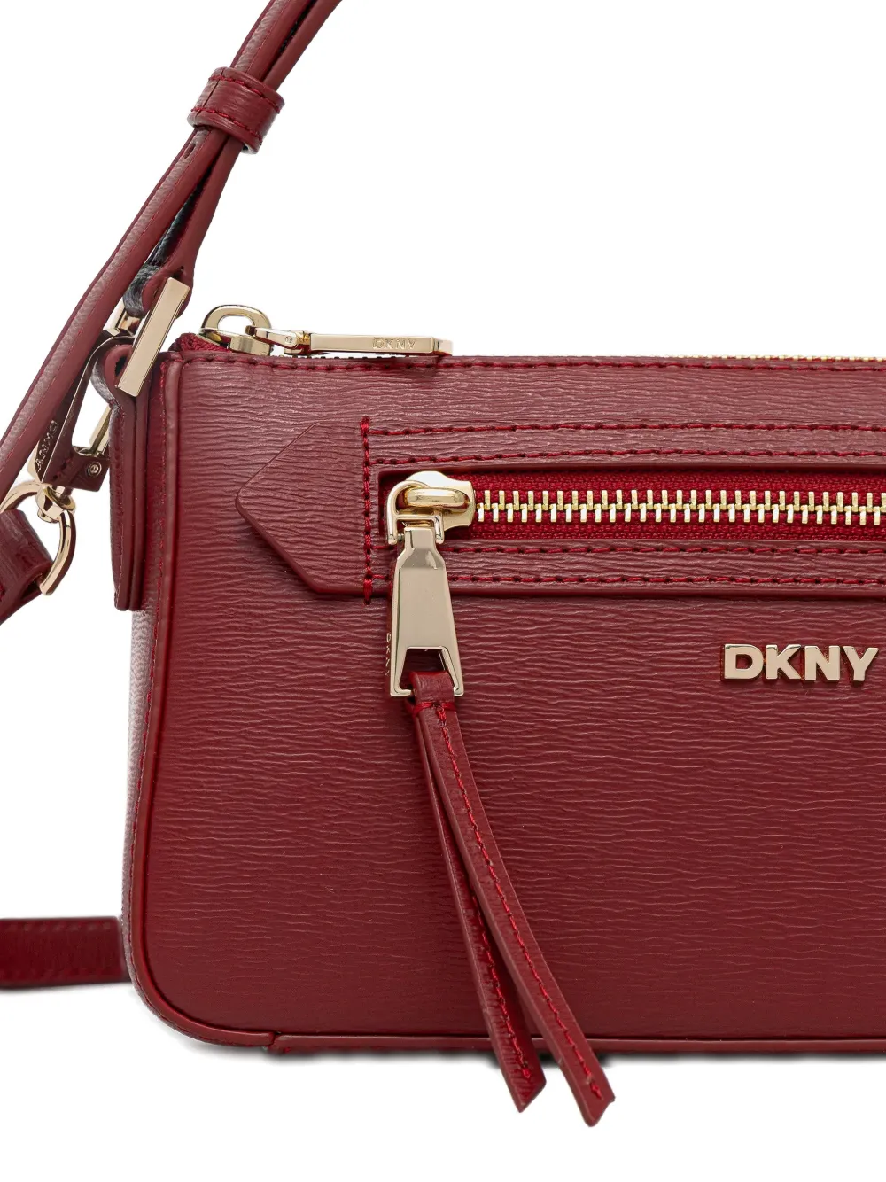  Dkny Bryant Ave Tz Top-handle Cross Body Bag - Red 