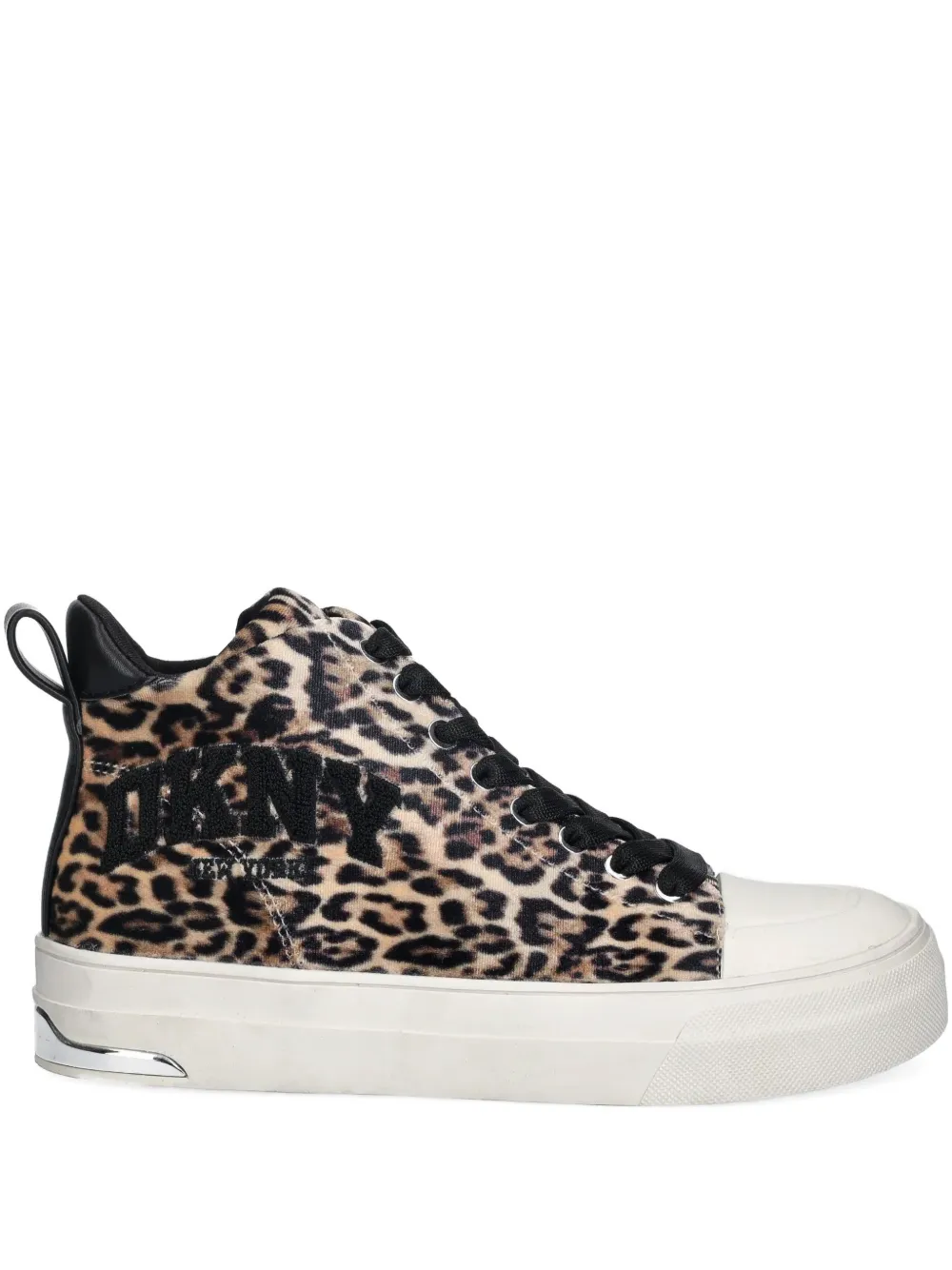 DKNY leopard-print sneakers - Braun