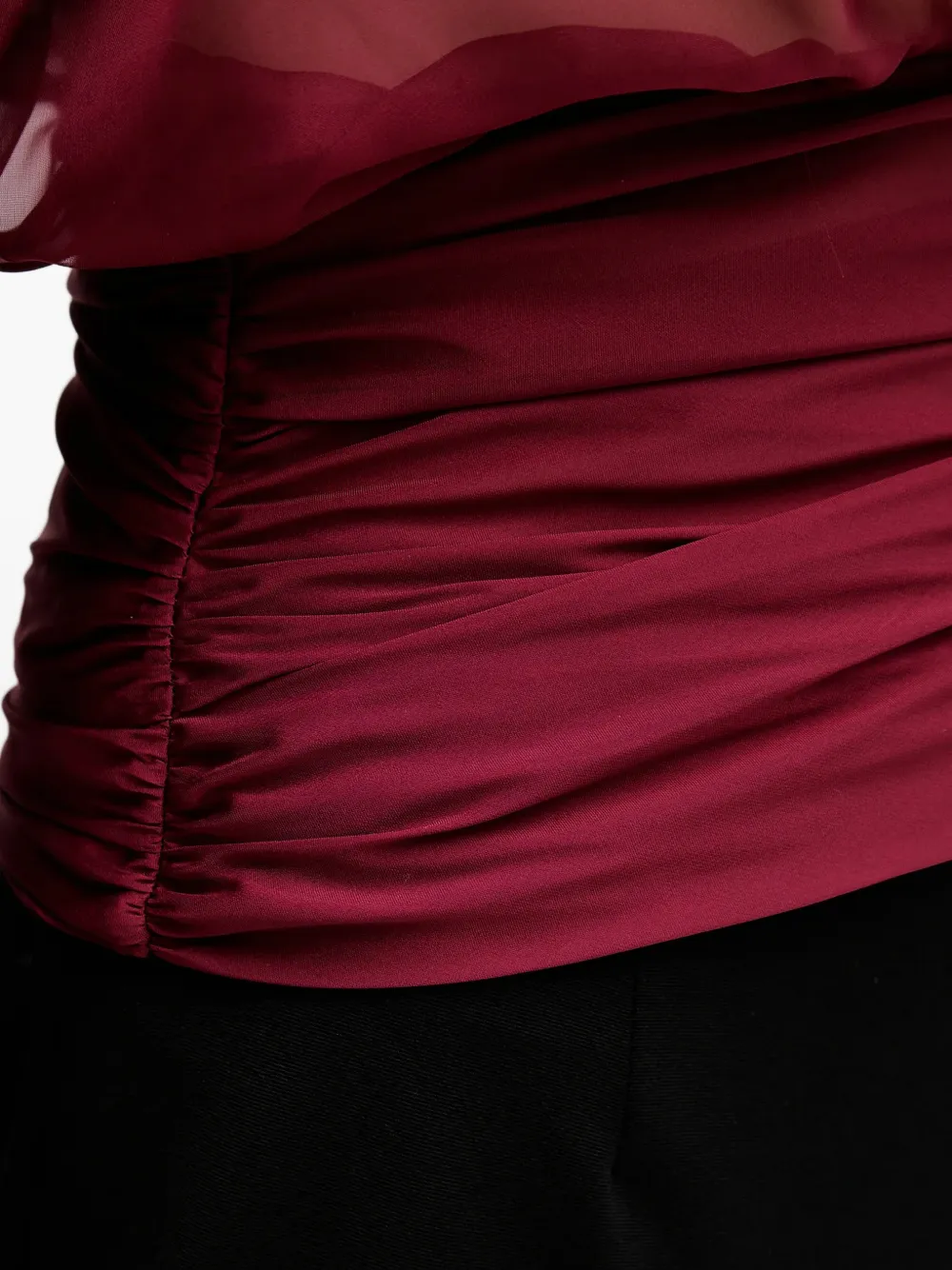 Aniye By Ivette blouse met knopen en kraag Rood