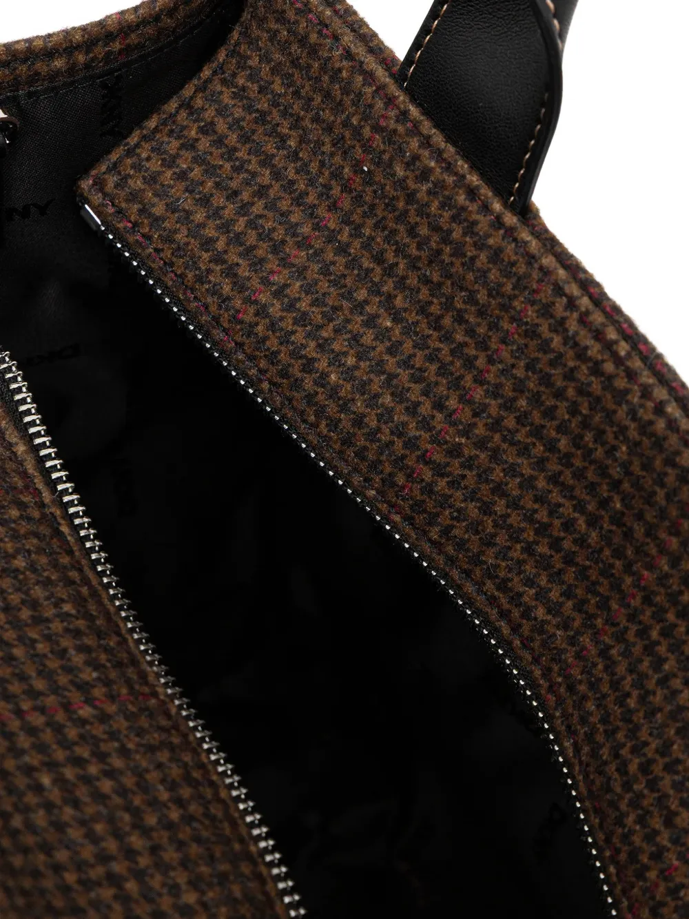 DKNY Shopper met handgreep en logo Bruin