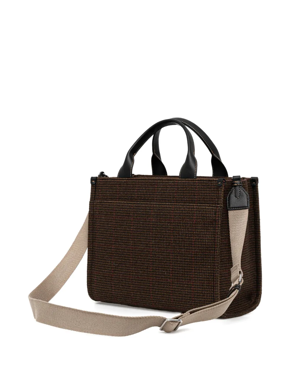 DKNY Shopper met handgreep en logo Bruin