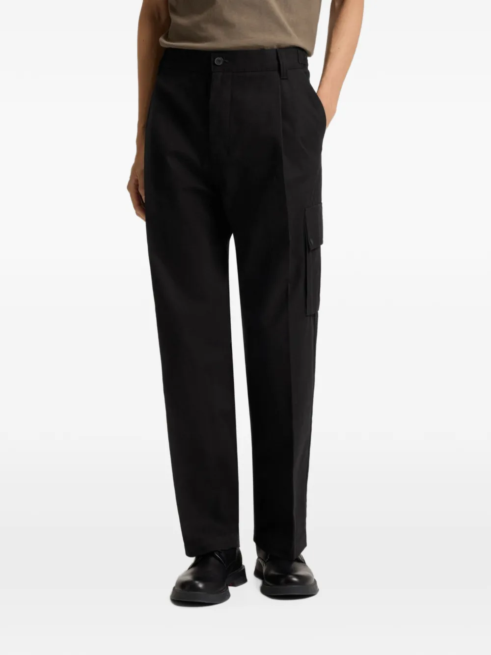 HUGO Graysen253 broek met zak Zwart
