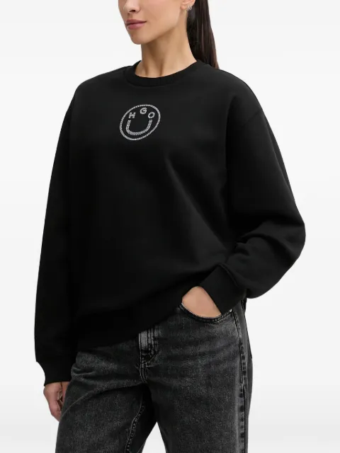 HUGO rhinestone-embellished sweatshirt