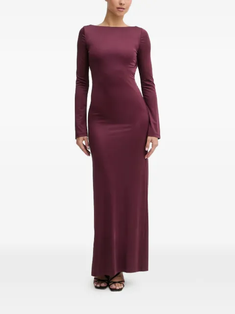 HUGO long-sleeve maxi dress