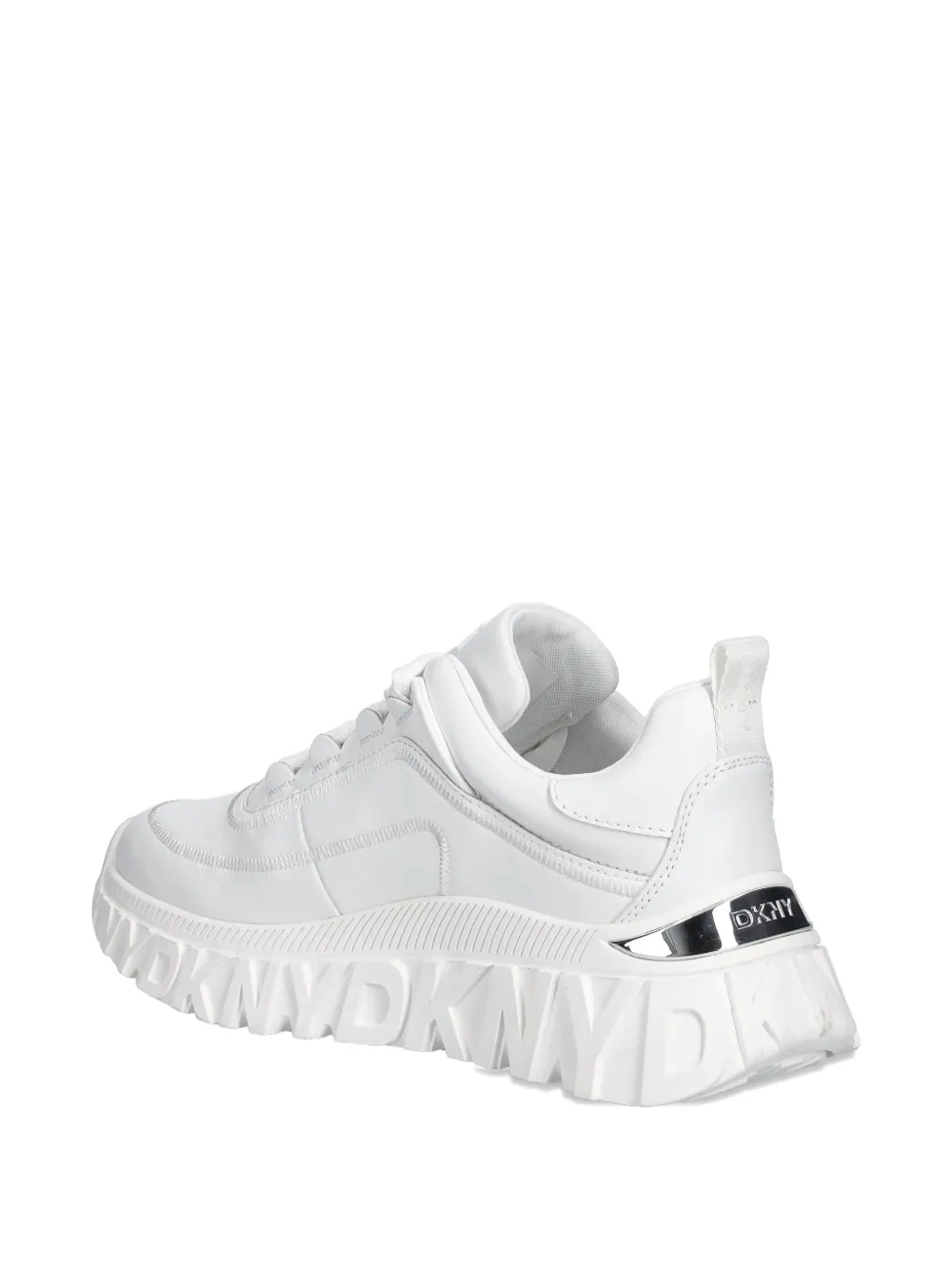 DKNY logo-embossed sneakers Wit