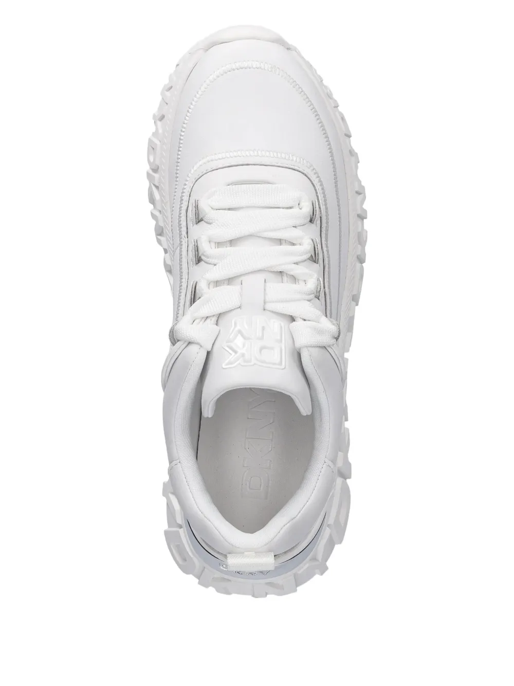 DKNY logo-embossed sneakers Wit