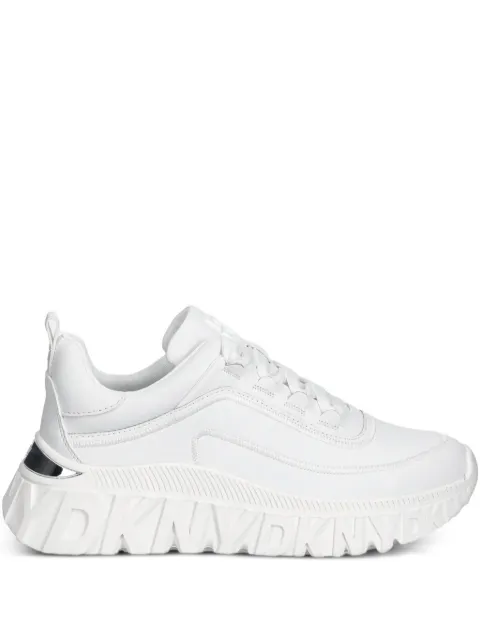 DKNY tenis con logo en relieve