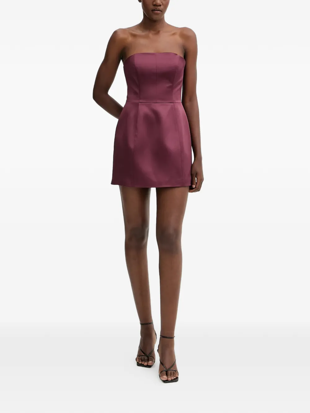 Aniye By Mya strapless mini-jurk - Rood