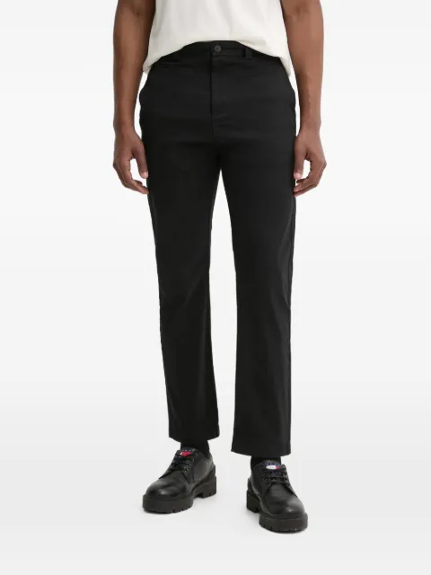 HUGO logo-patch slim-fit trousers