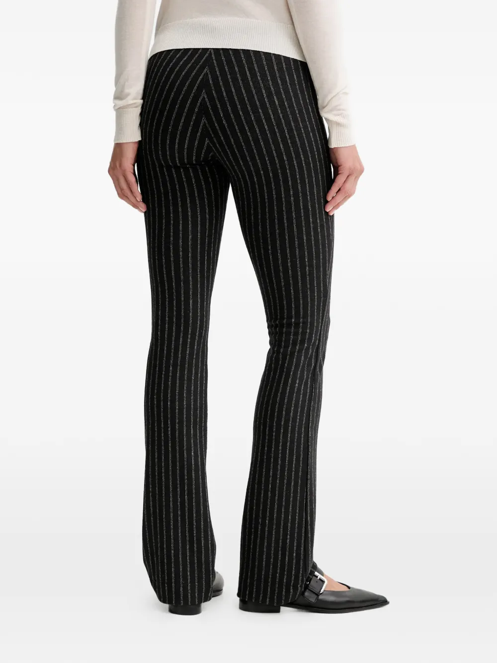  Sessùn Hediwalk Stripe-pattern Trousers - Black 