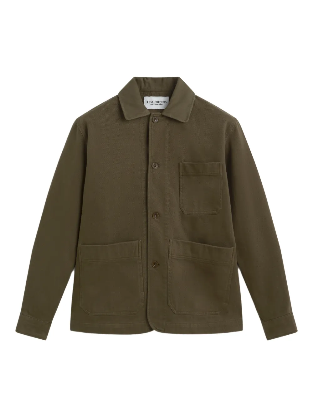 LES HÉRITIERS pocket overshirt - Verde