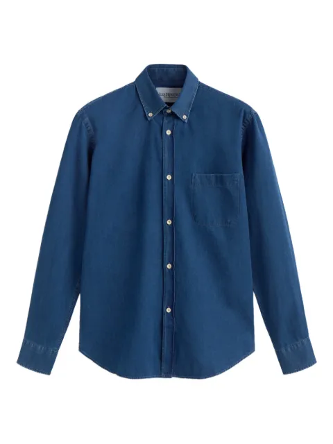 LES HÉRITIERS indigo shirt