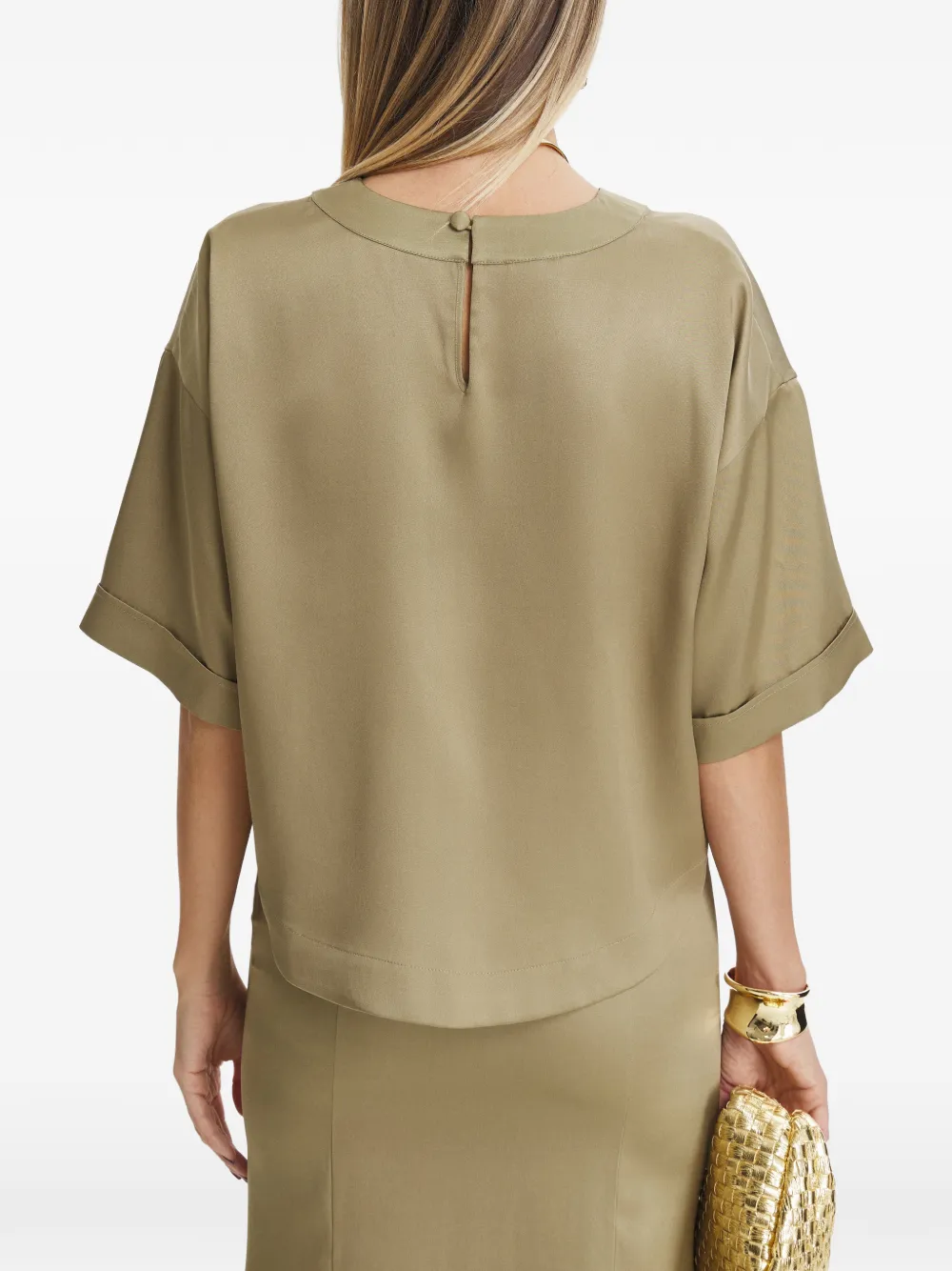 Anais Cropped Short-Sleeve T-Shirt