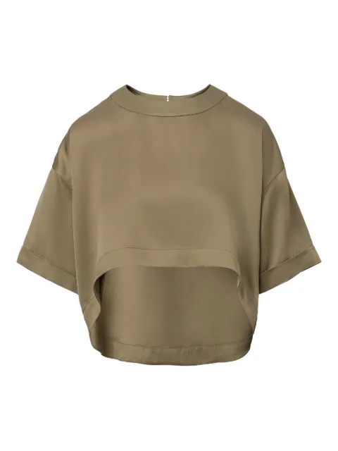 IL VOLO Anais cropped short-sleeve T-shirt