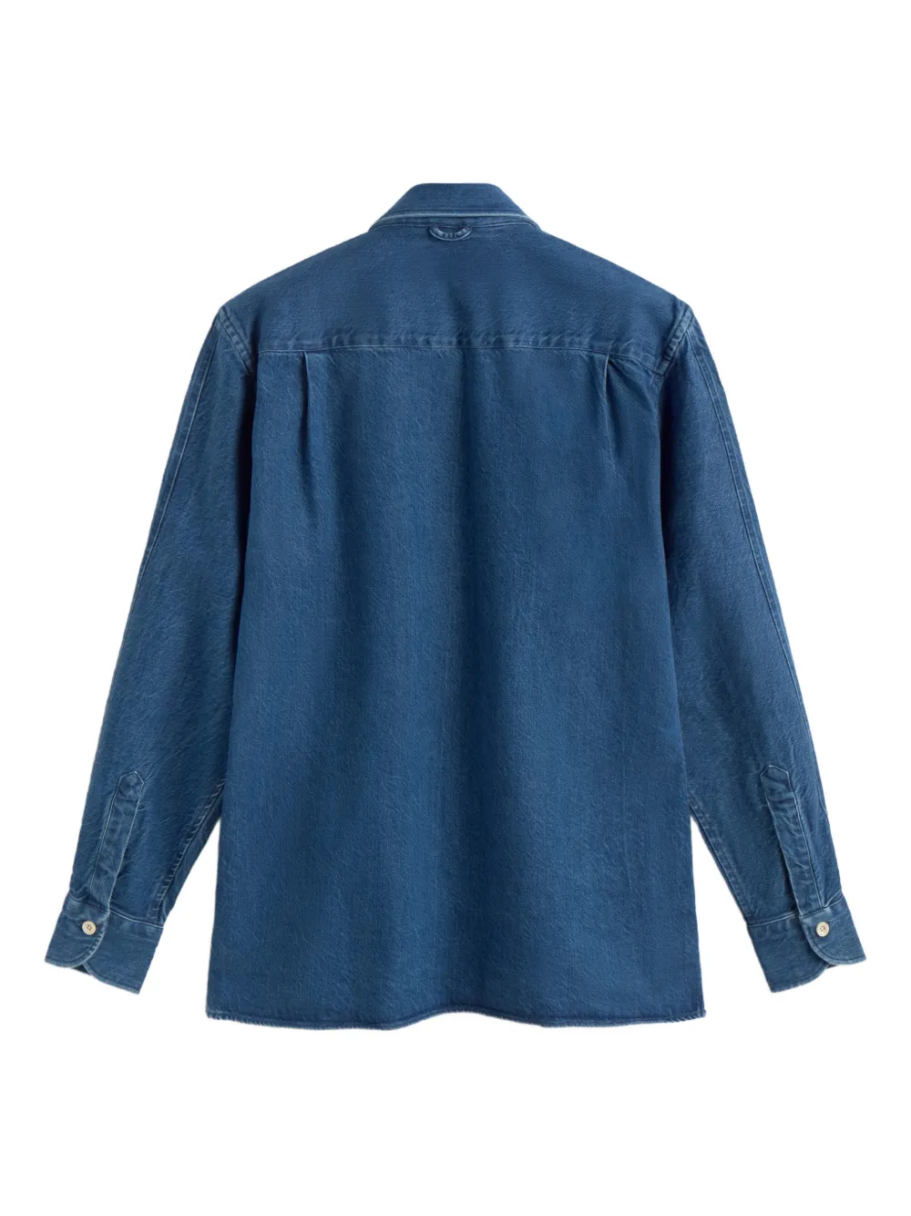 LES HÉRITIERS pocket indigo shirt - Blauw