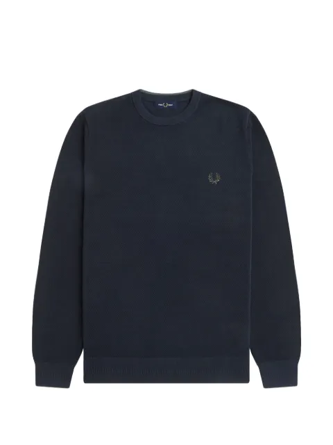 Fred Perry logo-embroidery sweater