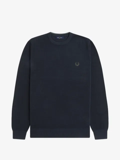 Fred Perry logo-embroidery sweater