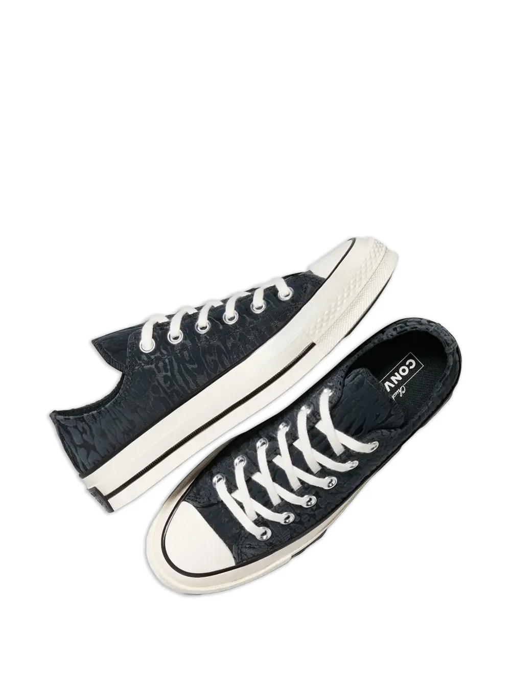 Converse Chuck 70 sneakers met luipaardprint Zwart