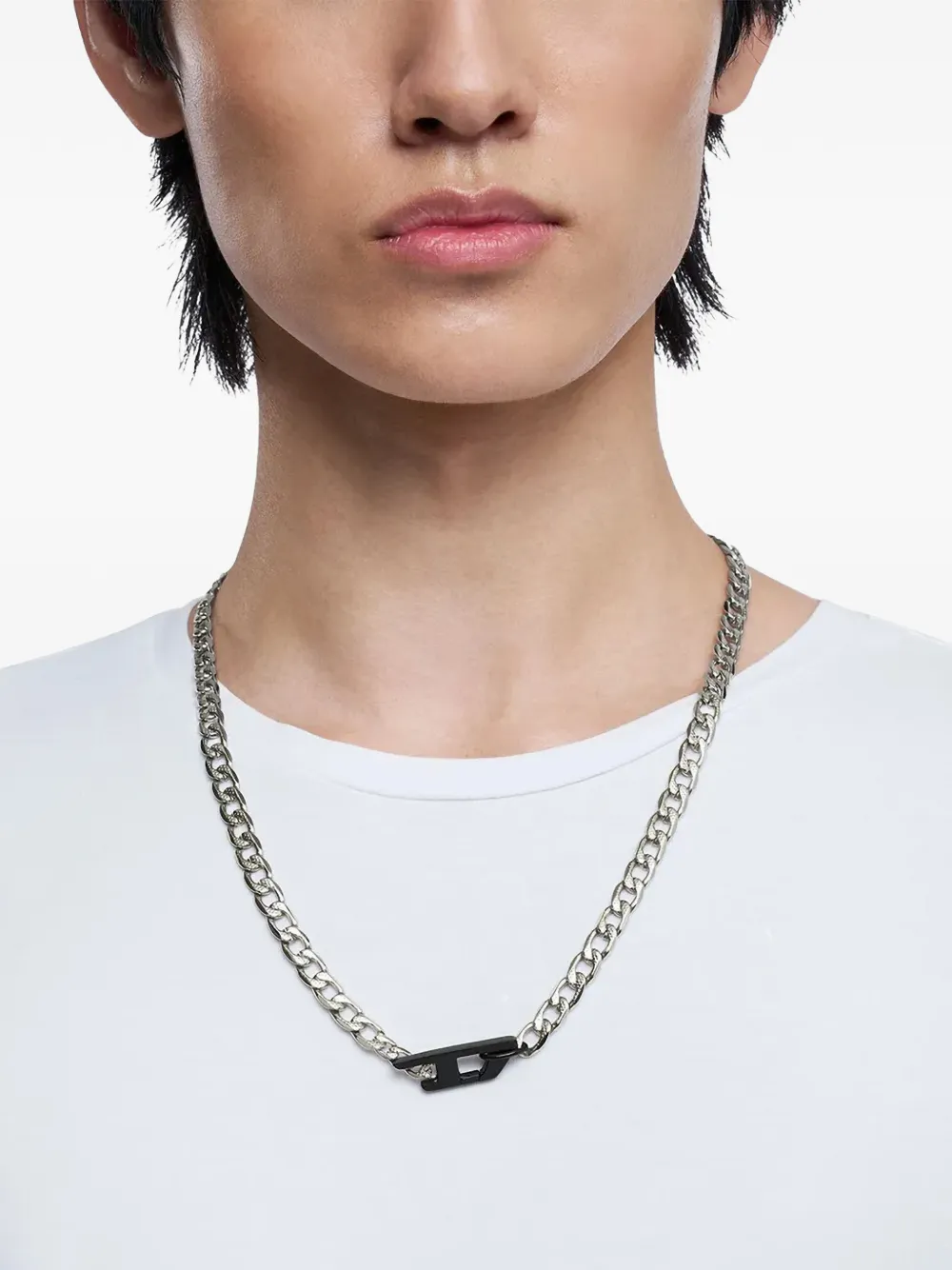 D-logo chain necklace