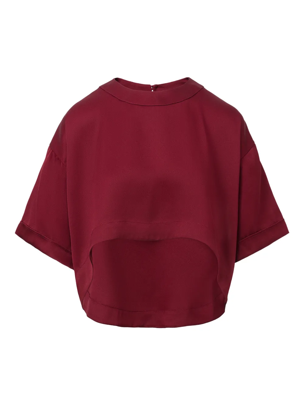 IL VOLO cropped short-sleeve T-shirt - Rosso