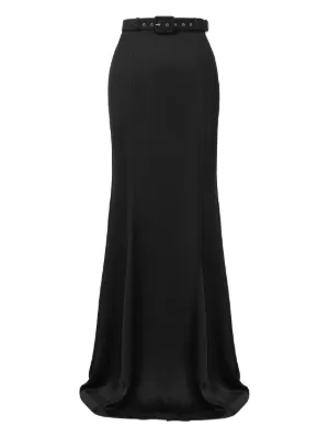 MURRAL Morpho embroidery skirt (Black) 【公式通販】