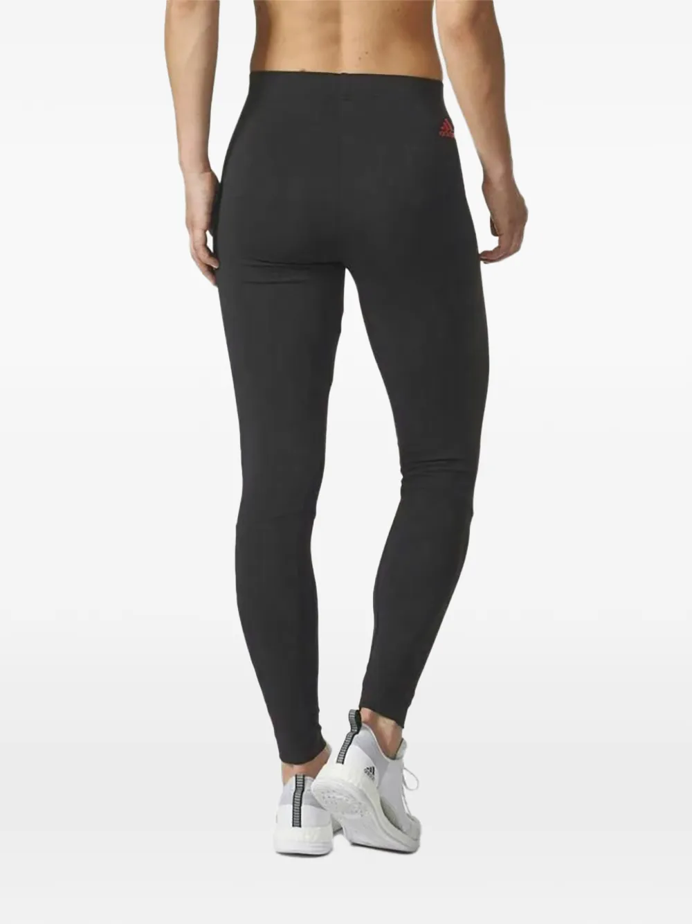 adidas Legging met logoprint Zwart
