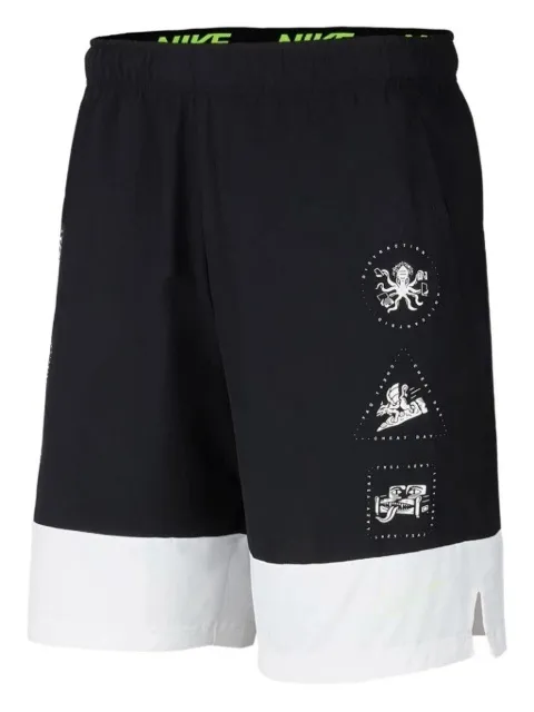 Nike black track shorts