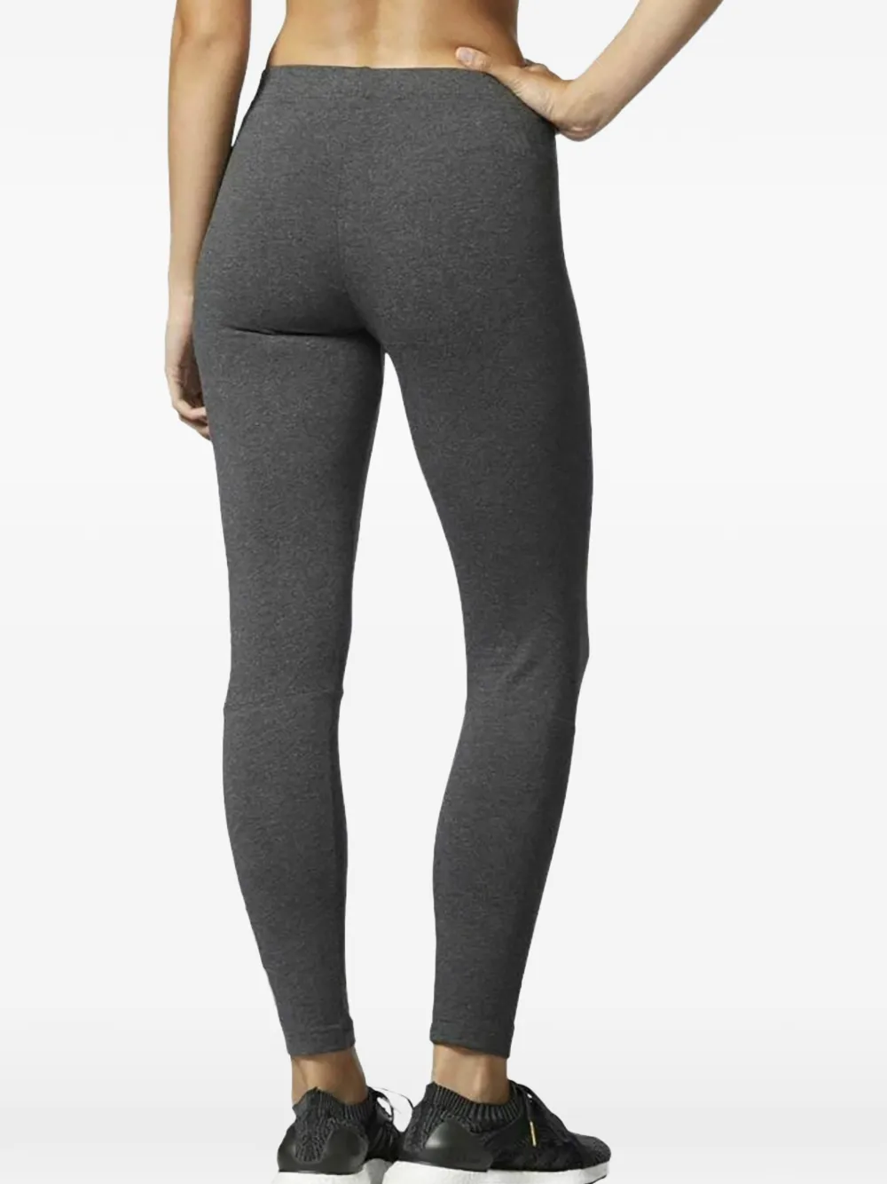 adidas Leggings mit Logo-Print - Grau