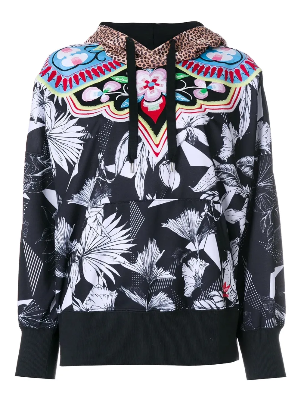 adidas Originals Hoodie WMNS "Multicolor" - Nero