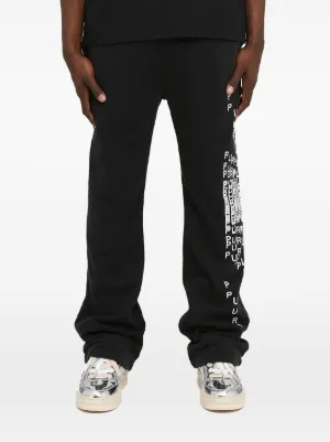 off-white　NEW SPACE パンツ Off-White Spray Logo Track Pants | Black | FARFETCH ZA