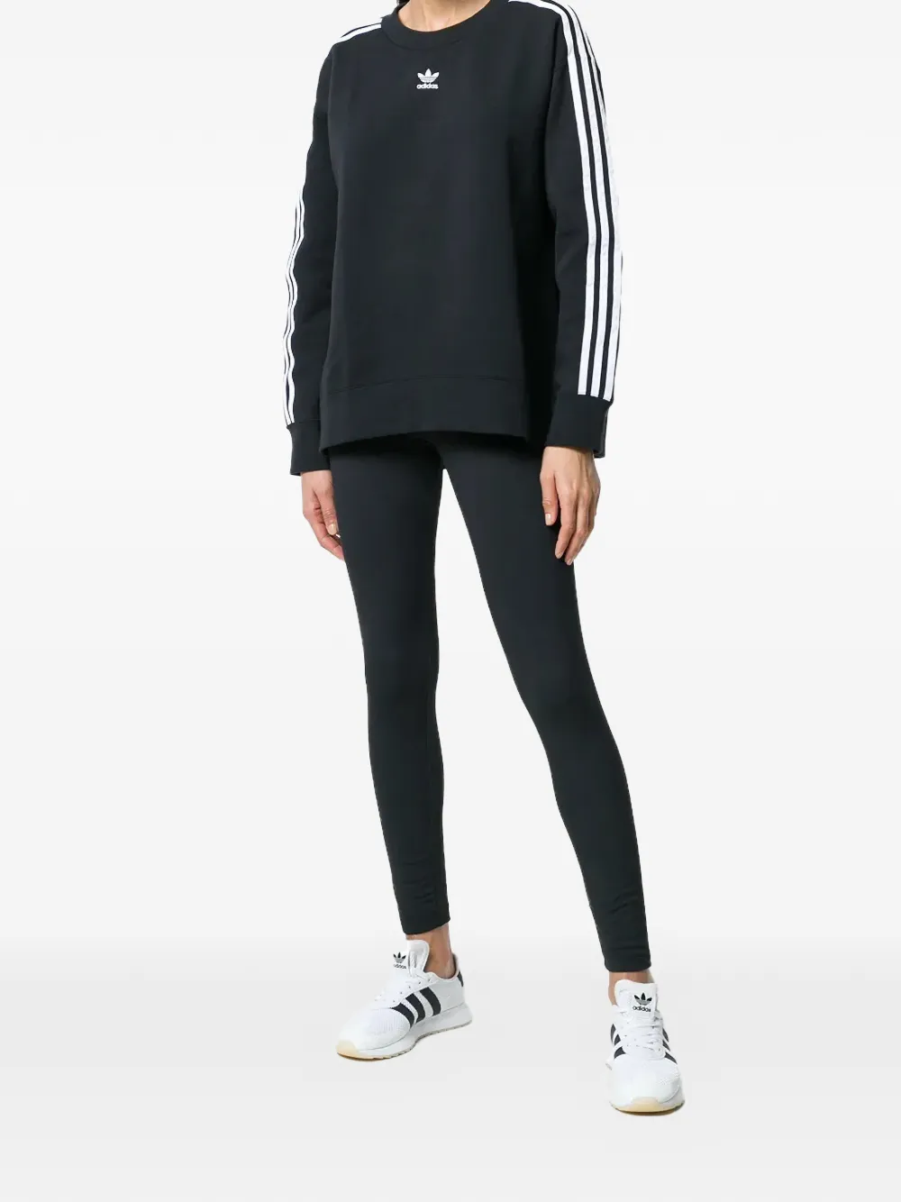 adidas Legging met logoprint Zwart