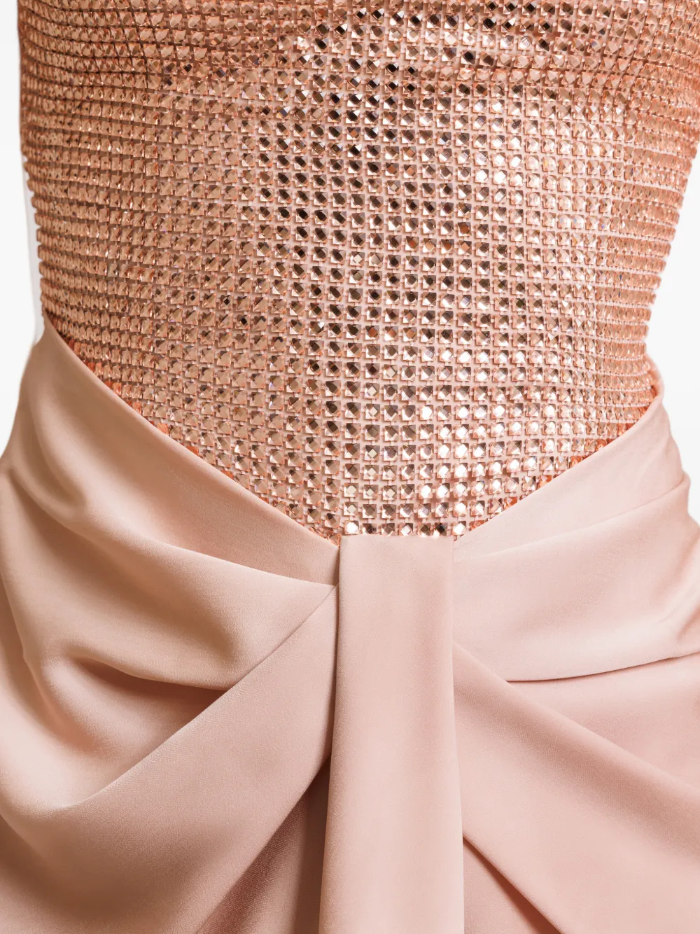 Gemy Maalouf Strapless maxi-bolero Beige