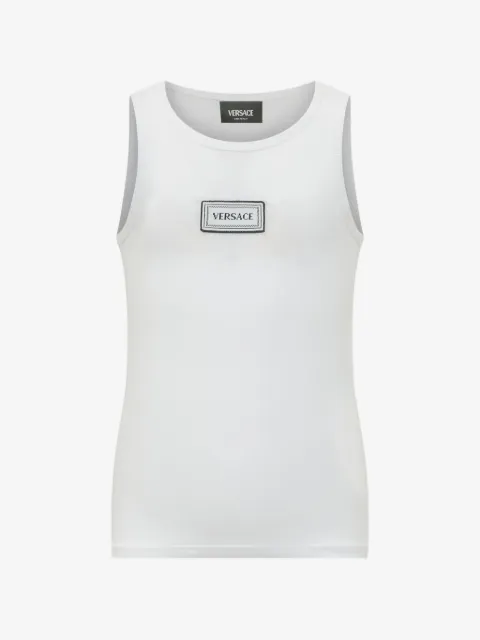 Versace Kids ribbed tank top