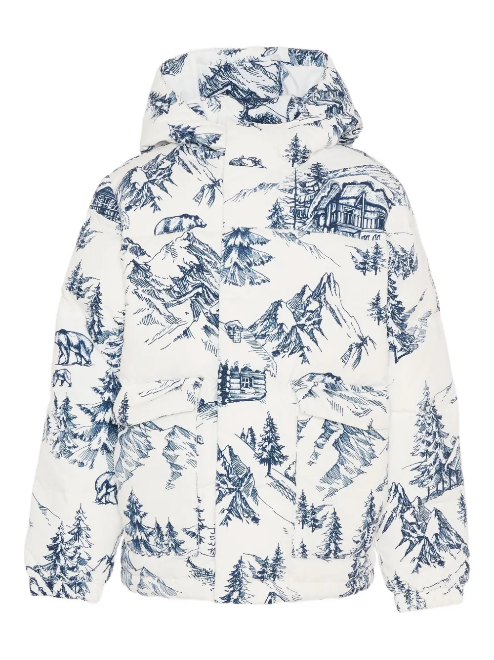 MC2 Saint Barth Kids hooded jacket - Bianco