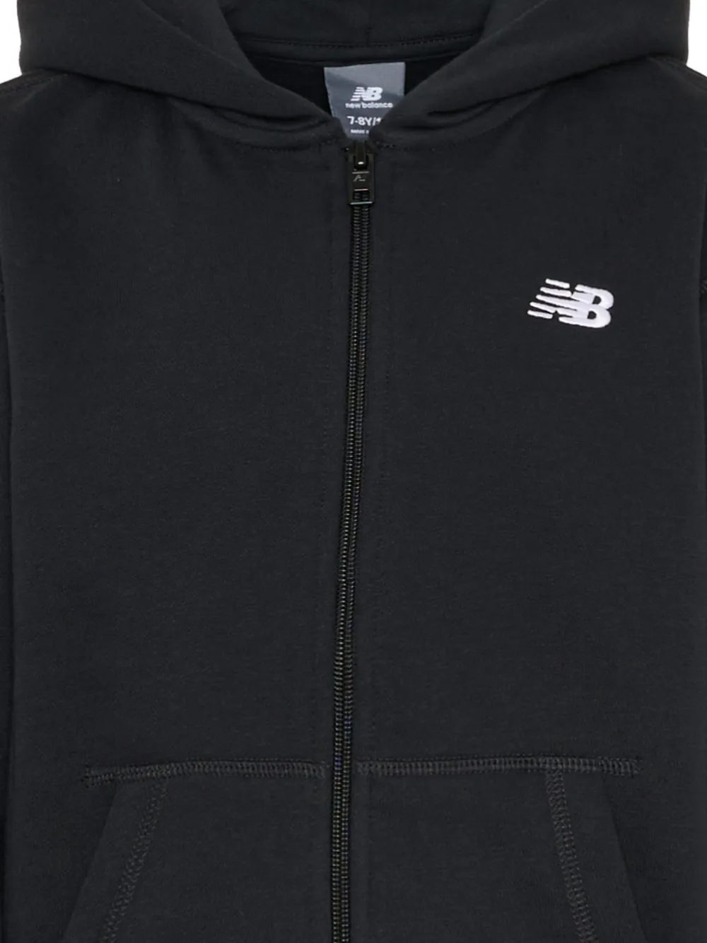 New Balance Kids Hoodie met rits Zwart