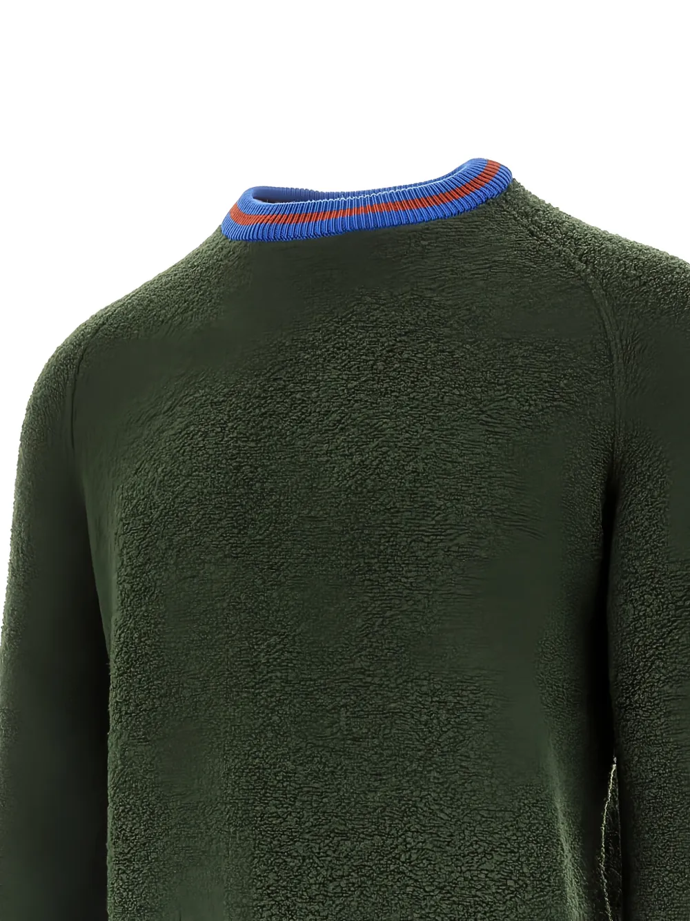 Gallia striped crew-neck sweater - Groen