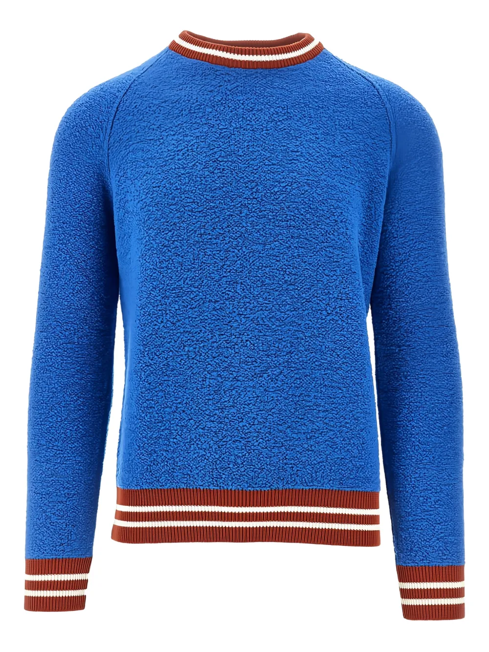 gallia striped round-neck sweater - Blau