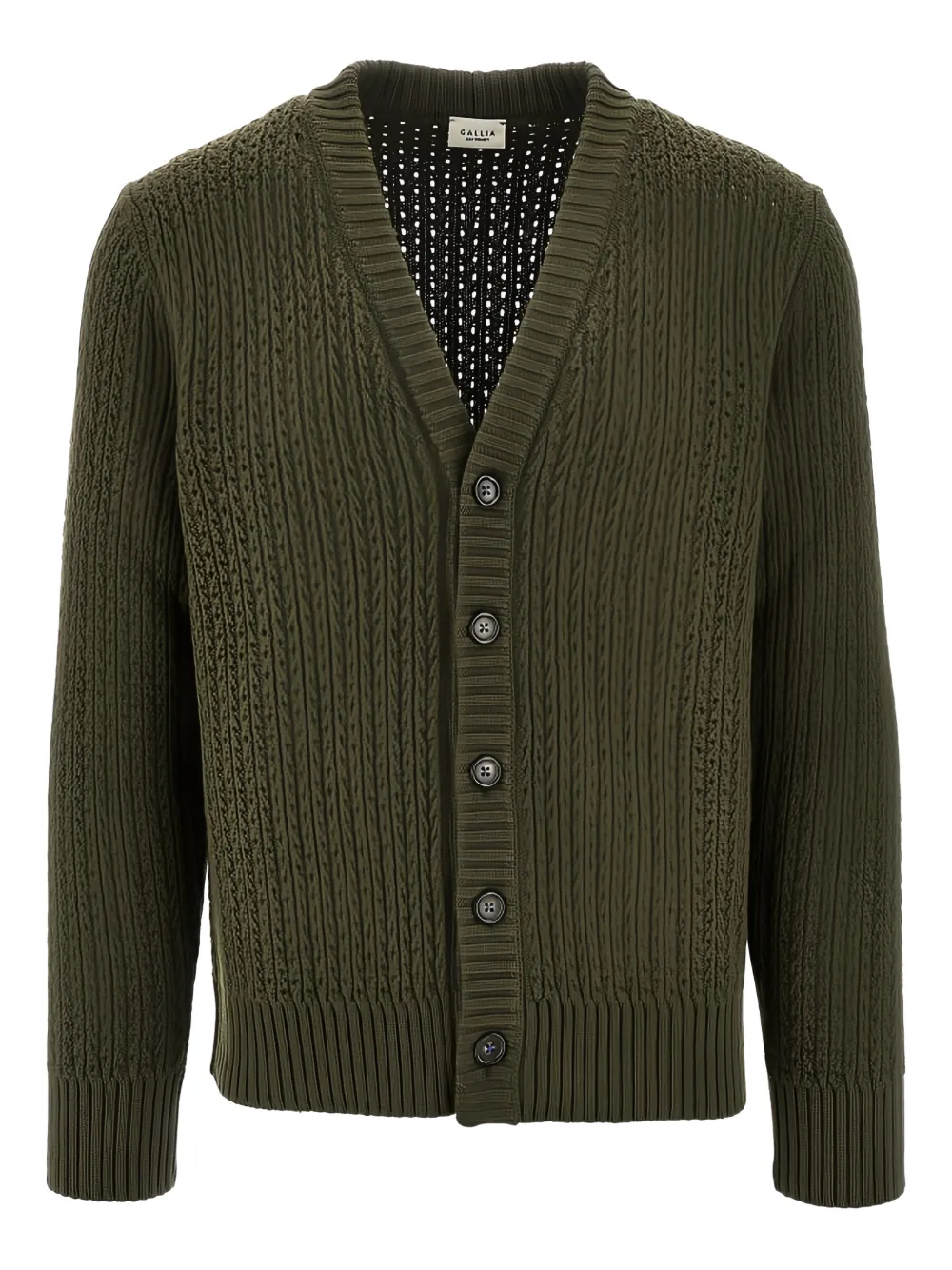 gallia V-neck cardigan - Verde