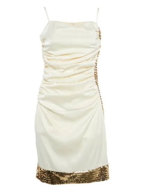 Invito Haute Couture ruched sequin dress