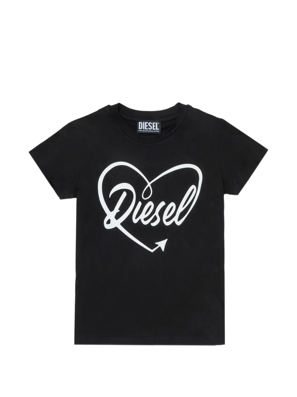 Diesel Kids T-shirt con logo - Nero