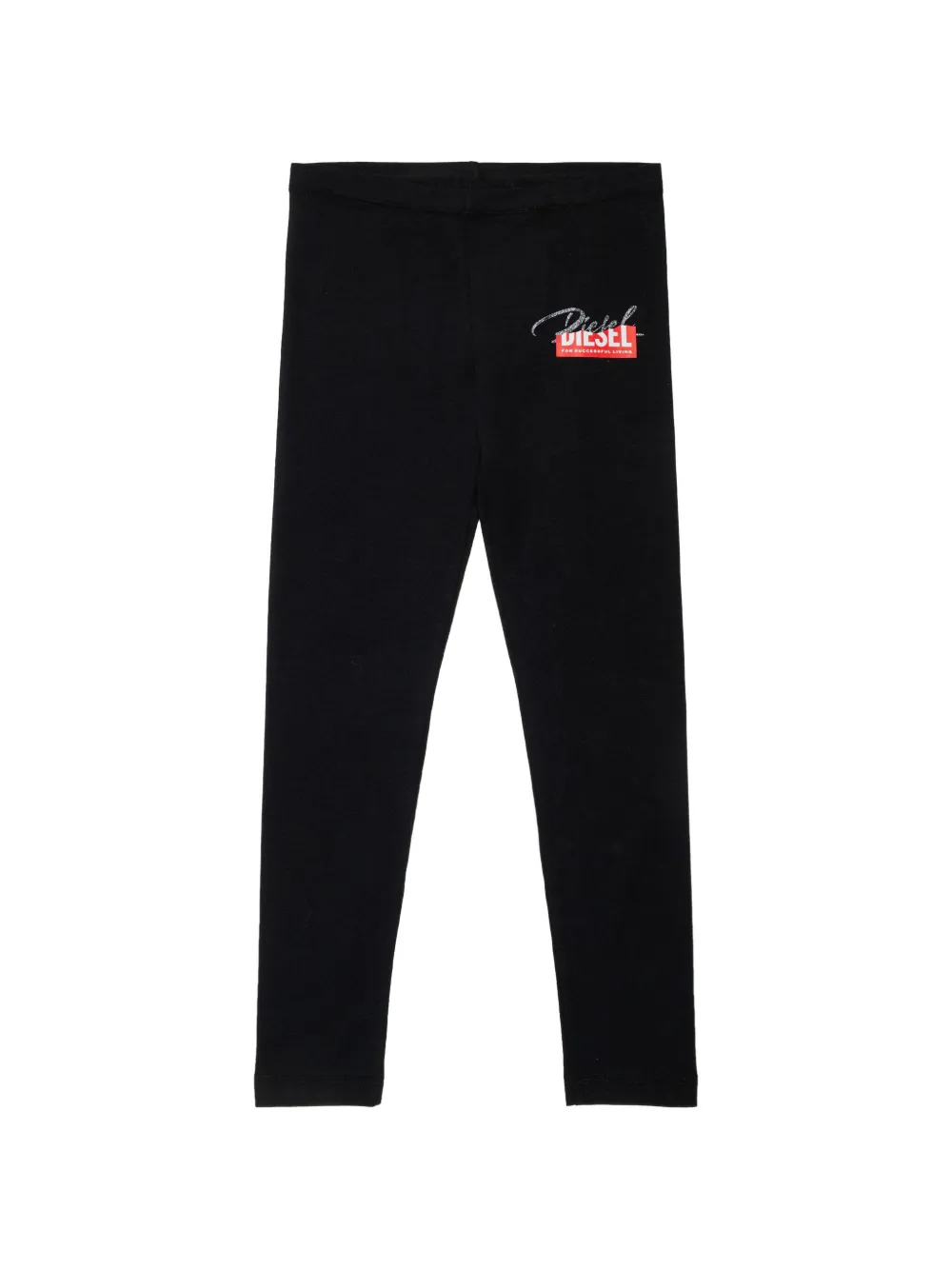 Diesel Kids Leggings con logo - Nero