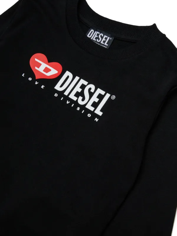 Diesel Kids ロゴ スウェットシャツ | ブラック | FARFETCH JP