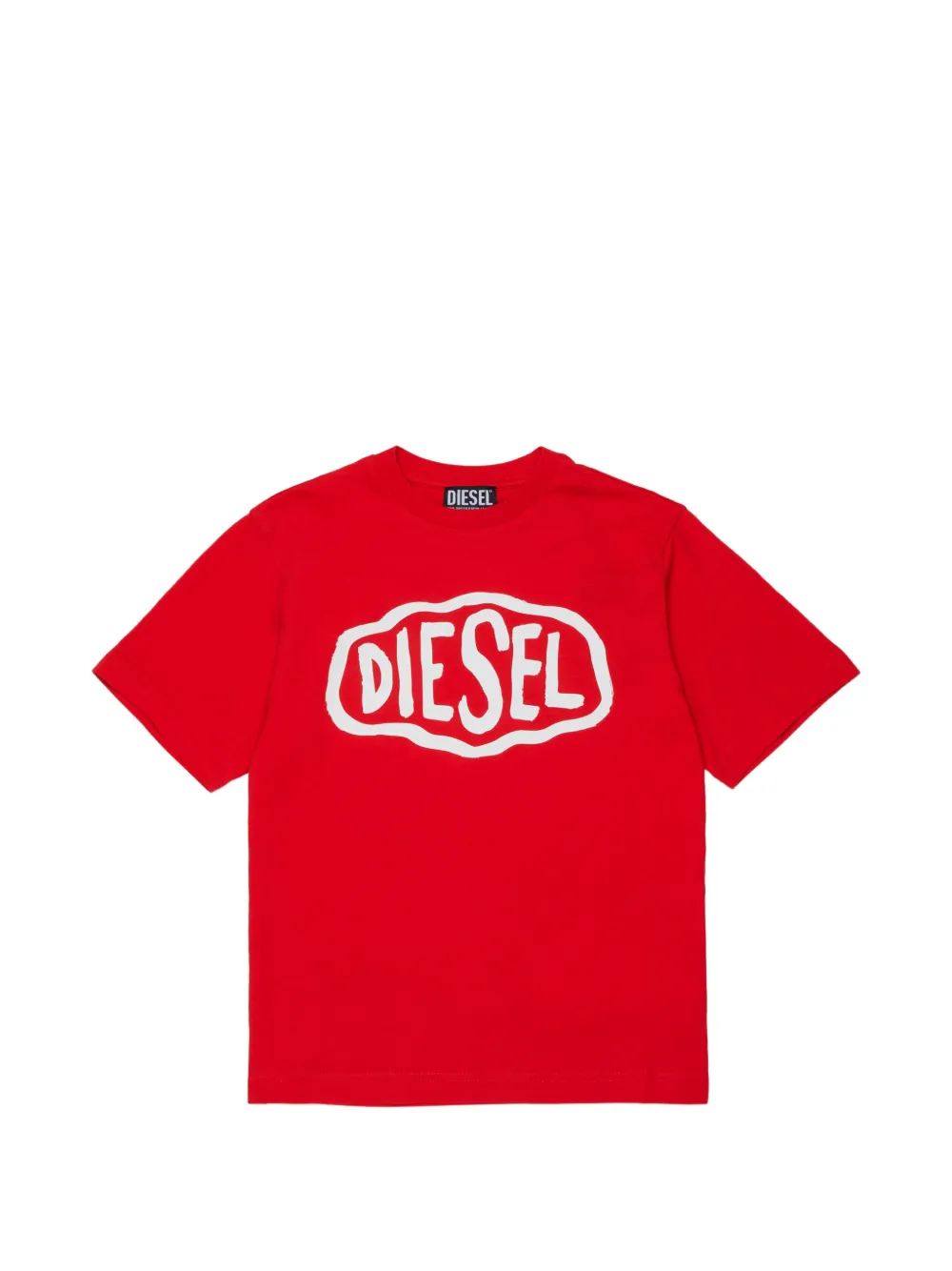 Diesel Kids T-shirt con logo - Rosso
