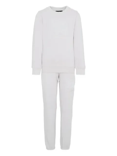 John Richmond Junior traje deportivo con logo en relieve