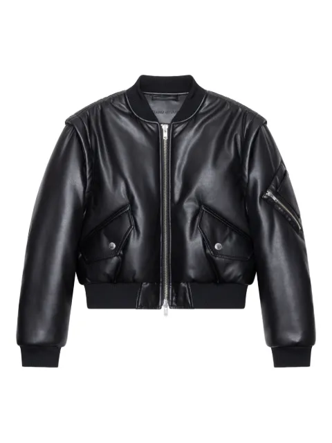 STAND STUDIO Demi padded cropped bomber jacket