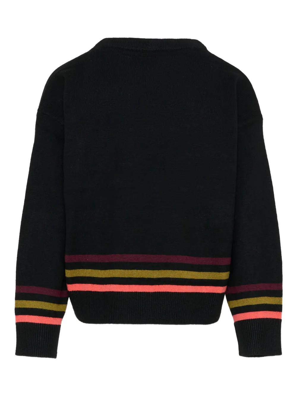  John Richmond Junior Logo Stripe Sweater - Black 