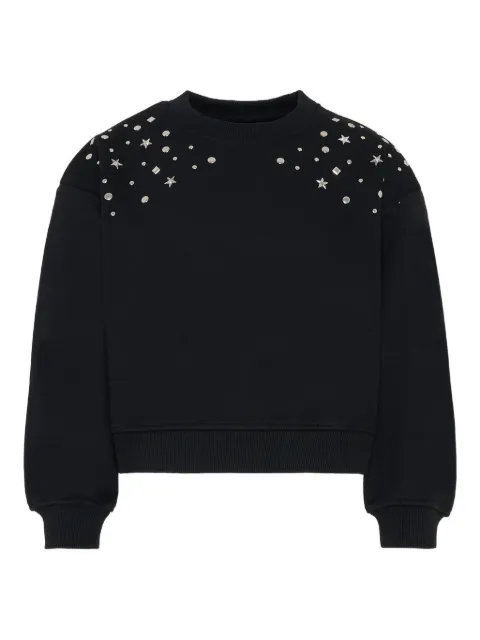 John Richmond Junior star-stud round-neck sweatshirt