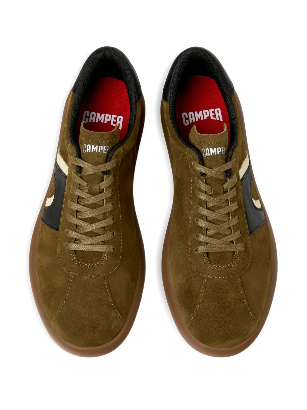 Camper Pelotas Soller sneakers met gestreept vlak Groen