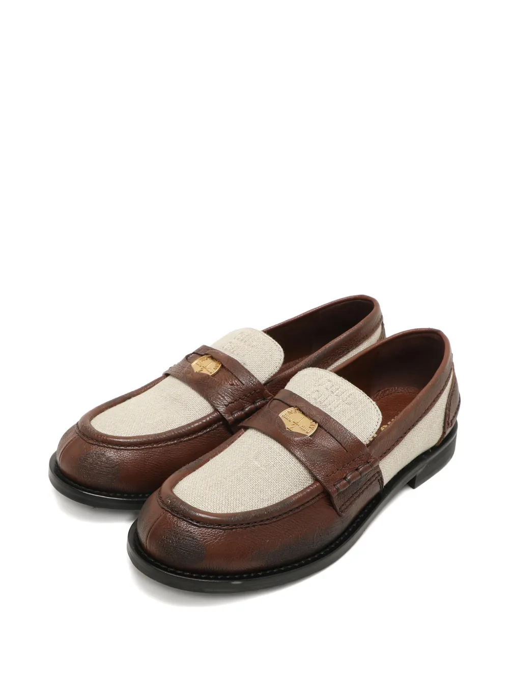 Miu Miu Pre-Owned penny-strap loafers | Image 2